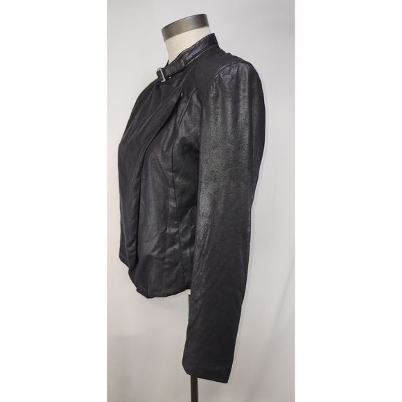Armani Exchange Women's Black Faux Suede Jacket Size M - Picture 3 of 8